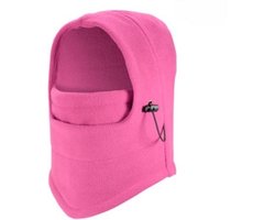 3-In-1 Fleece Balaclava Winter Muts Face Mask Nek Warmer - Thermo Helmmuts Capuchon Masker - Fiets - Wintersport Halswarmer Nekwarmer Facemask Bivakmuts - Roze