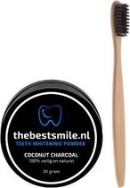 Teeth Whitening Powder - The Best Smile | Witte tanden | Houtskoolpoeder | Tandenbleken | Charcoal Powder