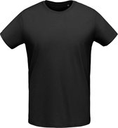 SOLS Heren Martin T-Shirt (Diep zwart)