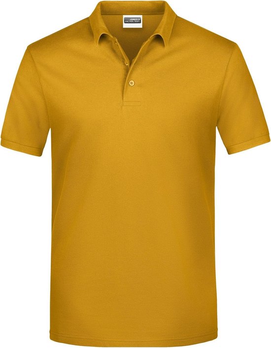 James And Nicholson Heren Basis Polo Shirt (Goudgeel)