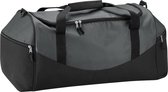 Quadra Teamkleding Holdall Duffelzak (55 Liter) (Grafiet/Grijs/Zwart)