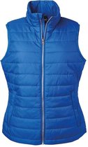 James and Nicholson Vrouwen/dames Waterafstotend Gewatteerd Vest (Koningsblauw)