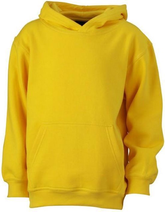 James and Nicholson Enfants/ Children's Caps Sweatshirt (Sunset Yellow)