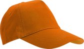 SOLS Unisex Buzz 5 Panel Baseball Cap (Oranje)