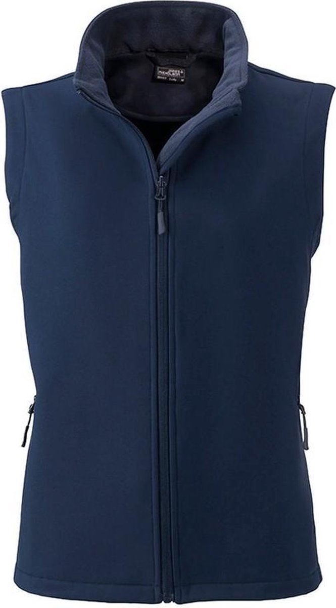 James and Nicholson Vrouwen/dames Promo Softshell Vest (Marine/Navy)