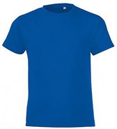 SOLS Kinderen/Kinderen Regent Korte Mouwen Aangepast T-Shirt (Koningsblauw)