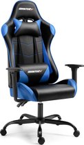 Aminiture - E-Sports - Game stoel - Ergonomisch - Bureaustoel - Verstelbaar - Racing - Gaming Chair - Zwart / Blauw