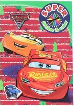 kleurboek cars kerst met sticker set disney cars - cars stickers - cars stickerboek