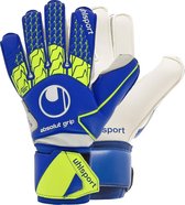 Uhlsport Absolutgrip Keepershandschoenen - Royal / Fluogeel / Wit | Maat: 8,5