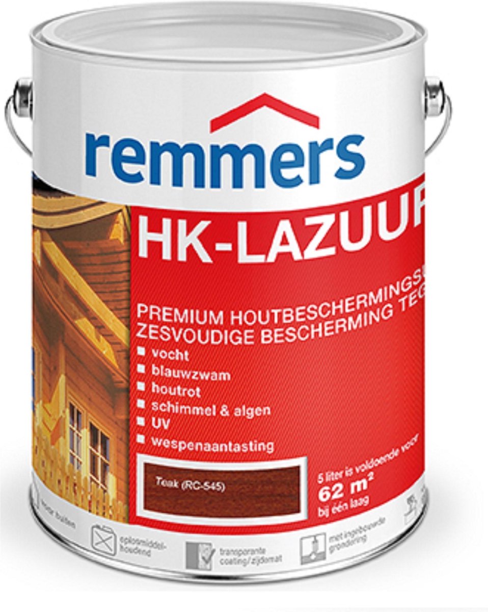 Remmers HK-Lazuur 5 liter Teak