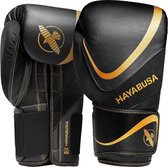 Hayabusa (kick)bokshandschoenen H5 Zwart/Goud 10oz