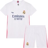 Real Madrid thuis tenue 20/21 - home voetbaltenue - officieel Real Madrid fanproduct - Real Madrid shirt en broekje - maat 152