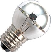 Kopspiegellamp R45 ECO zilver 28W (vervangt 40W) kleine fitting E14