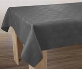 Tafelkleed anti-vlek Chique antraciet 240 x 150 cm Tafellaken - Decoratieve Tafel Accessoires - Woonkamer Decoratie - Bonne et Plus®