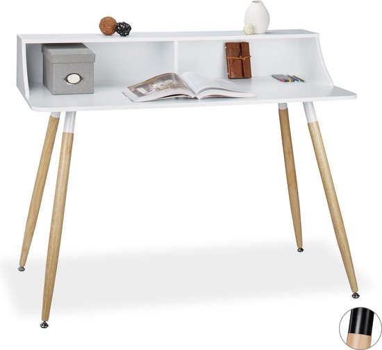 relaxdays bureau - kinderbureau - ruimtebesparend - 75 cm hoog -  laptoptafel - 120... | bol.com