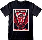 Black Widow Movie - Poster Unisex T-Shirt Zwart