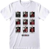 La Casa De Papel - Polaroid  Unisex T-Shirt Wit