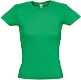 SOLS Dames/dames Miss Korte Mouwen T-Shirt (Kelly Groen)