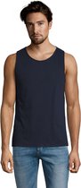 SOLS Heren Justin Mouwloze Tank / Vest Top (Franse marine)