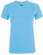 SOLS Dames/dames Regent T-Shirt met korte mouwen (Hemelsblauw)