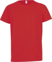 SOLS Kinderen/Kinderen Sportief Unisex T-Shirt met korte mouwen (Rood)