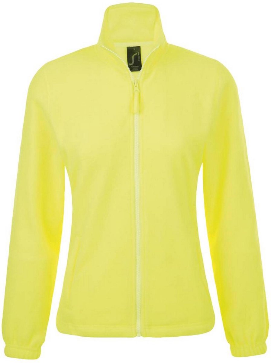 SOLS Dames/dames North Full Zip Fleece Jacket Geel