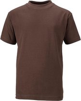 James and Nicholson Kinderen/Kinderen Basic Tee (Bruin)