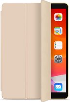 Casemania Hoes Geschikt voor Apple iPad Air 11 (2024) & Air 10.9 (2022 - 2020) - Goud - Tri Fold Tablet Case - Smart Cover