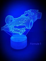 "FORMULE 1"  3D led lamp - CRAQ