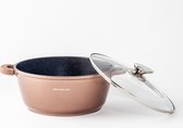 Mischler Cook Kookpan 40 Cm Aluminium/glas 18,7 Liter Koper 2-delig