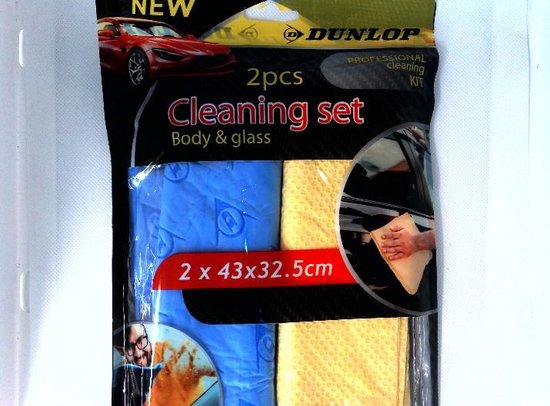 dunlop cleaning set body glass