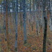 Gustav Klimt, Berkenbos, 1903 op aluminium, 70 X 105 CM