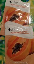Dr van der Hoog papaya gel mask - gezichtsmasker papaya - exfolierend en peeling - 2x masker