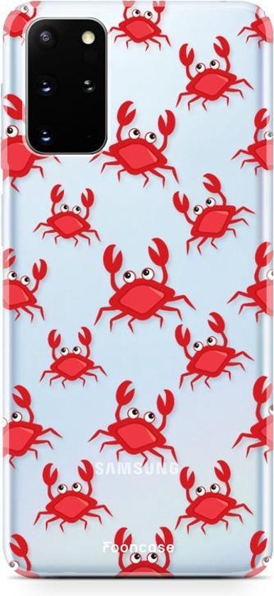 Samsung Galaxy S20 Plus hoesje TPU Soft Case - Back Cover - Crabs / Krabbetjes / Krabben