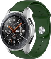 Garmin Vivoactive / Vivomove silicone band - legergroen - 20mm bandje - Horlogeband Armband Polsband