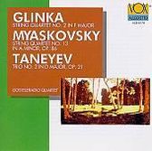 Mikhail Glinka: String Quartet No. 2 in F Major; Nikolay Myaskovsky: String Quartet No. 13 in A Minor, Op. 86