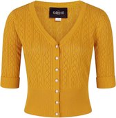 Collectif Linda 40's Cardigan Mosterd