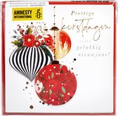 3 Pakjes kerstkaarten Amnesty International, 8 kerstkaarten per pakje.