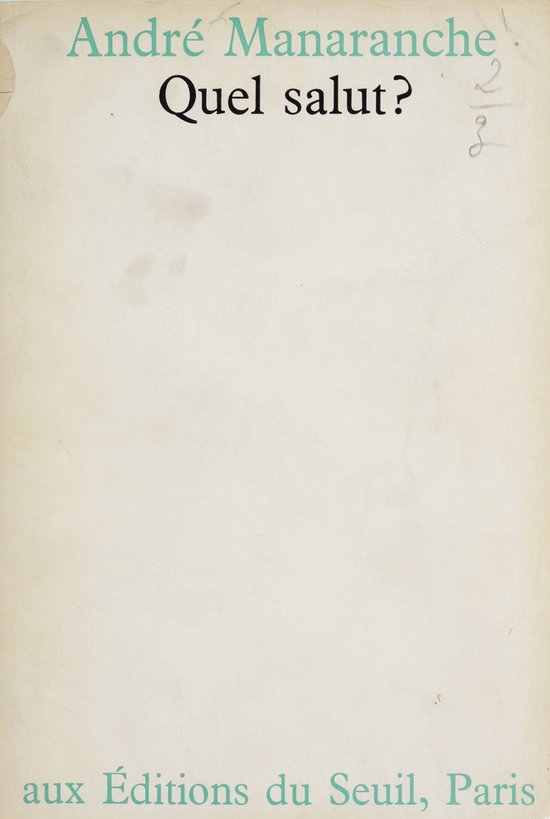 Quel salut ?