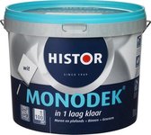 Histor Monodek Muurverf - RAL 9016 - 10 liter