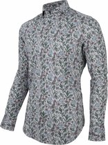 Overhemd Florado Print Licht Grijs (110205030 - 900007)