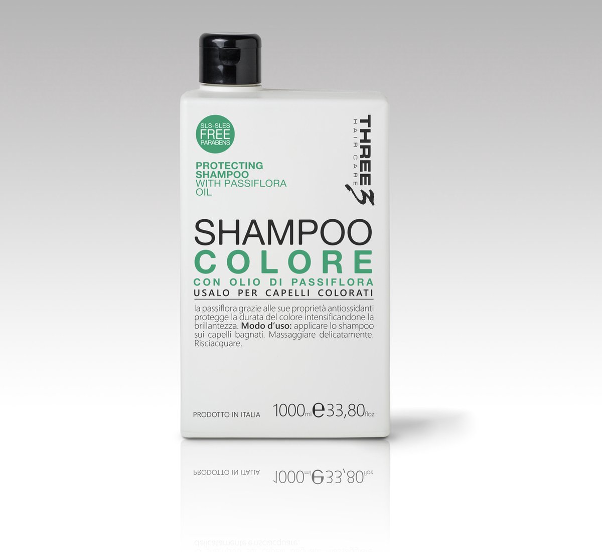 Three Shampoo Colore 1 liter voor gekleurd haar