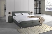 Boxspringset Sawana Olive – Pocketvering 7 zones – Incl. Bio-Comfort topper – Olijfgroen - 140x200