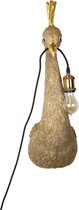 Wandlamp - Dierenlamp Gouden Pauw