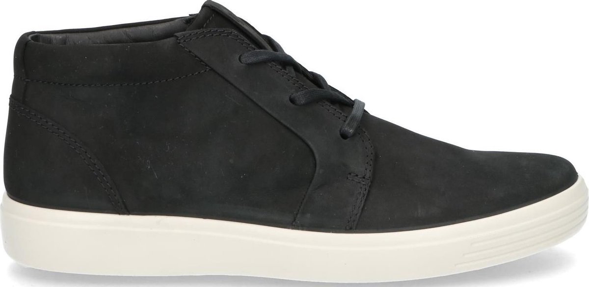 ECCO Soft 7 Heren Veterschoenen - Zwart - Maat 44 | bol.com