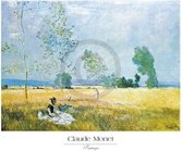 Claude Monet - Printemps Kunstdruk 70x50cm