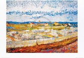 Vincent Van Gogh - Pesco in fiore Kunstdruk 80x60cm