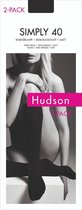 Hudson Simply 40 kniekous 2 pack (020443)