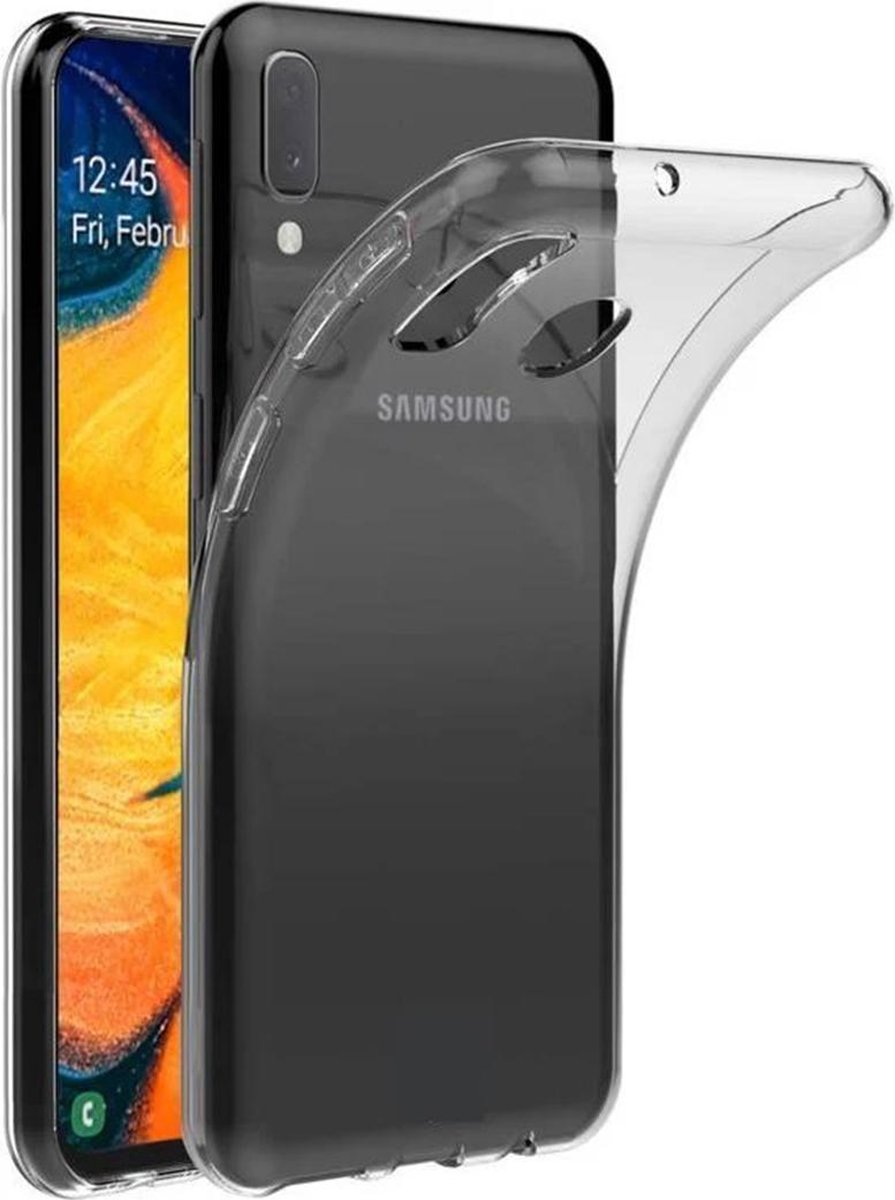 Softcase Backcover Samsung Galaxy A40 hoesje - Transparant