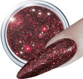 Hollywood Nails - Gel Nagels - Bouwgel - Glitter UV Gel – Daring red 365 - 5ml - 1 stuk
